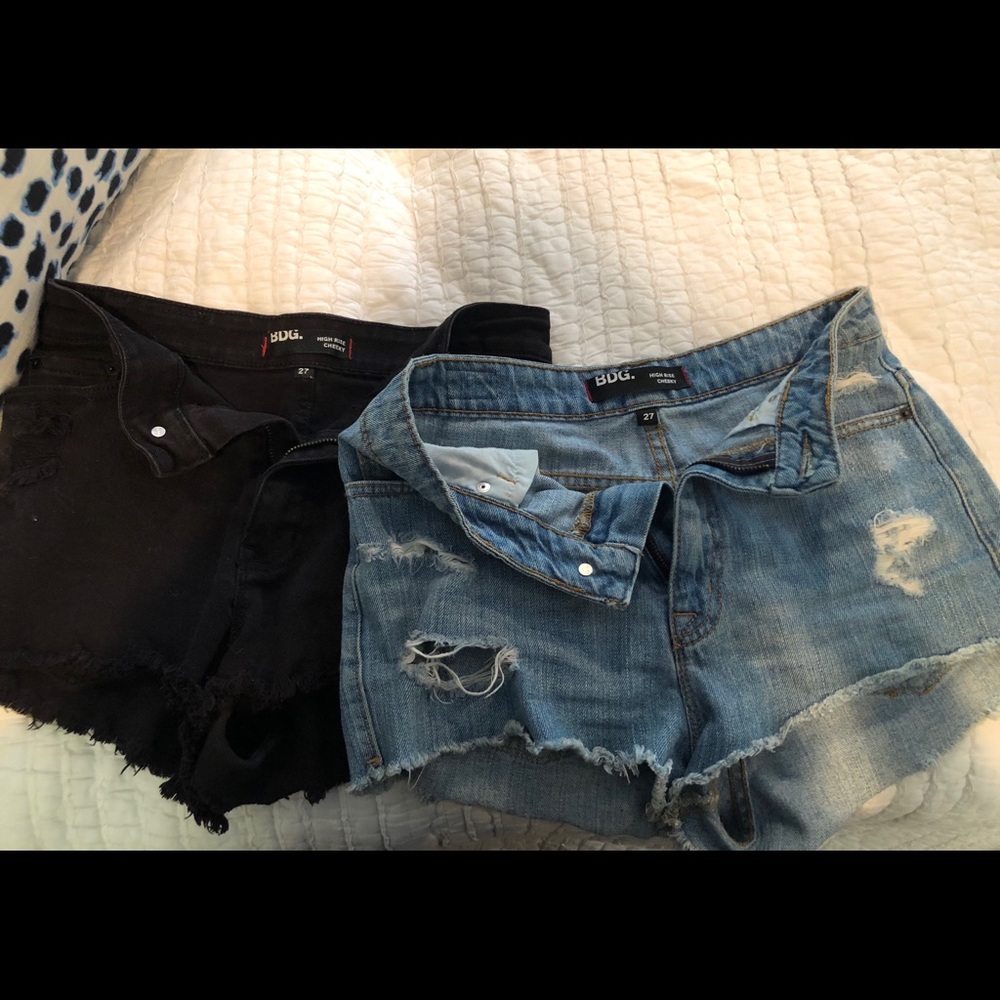BDG Urban Outfitters High Rise Cheeky Shorts